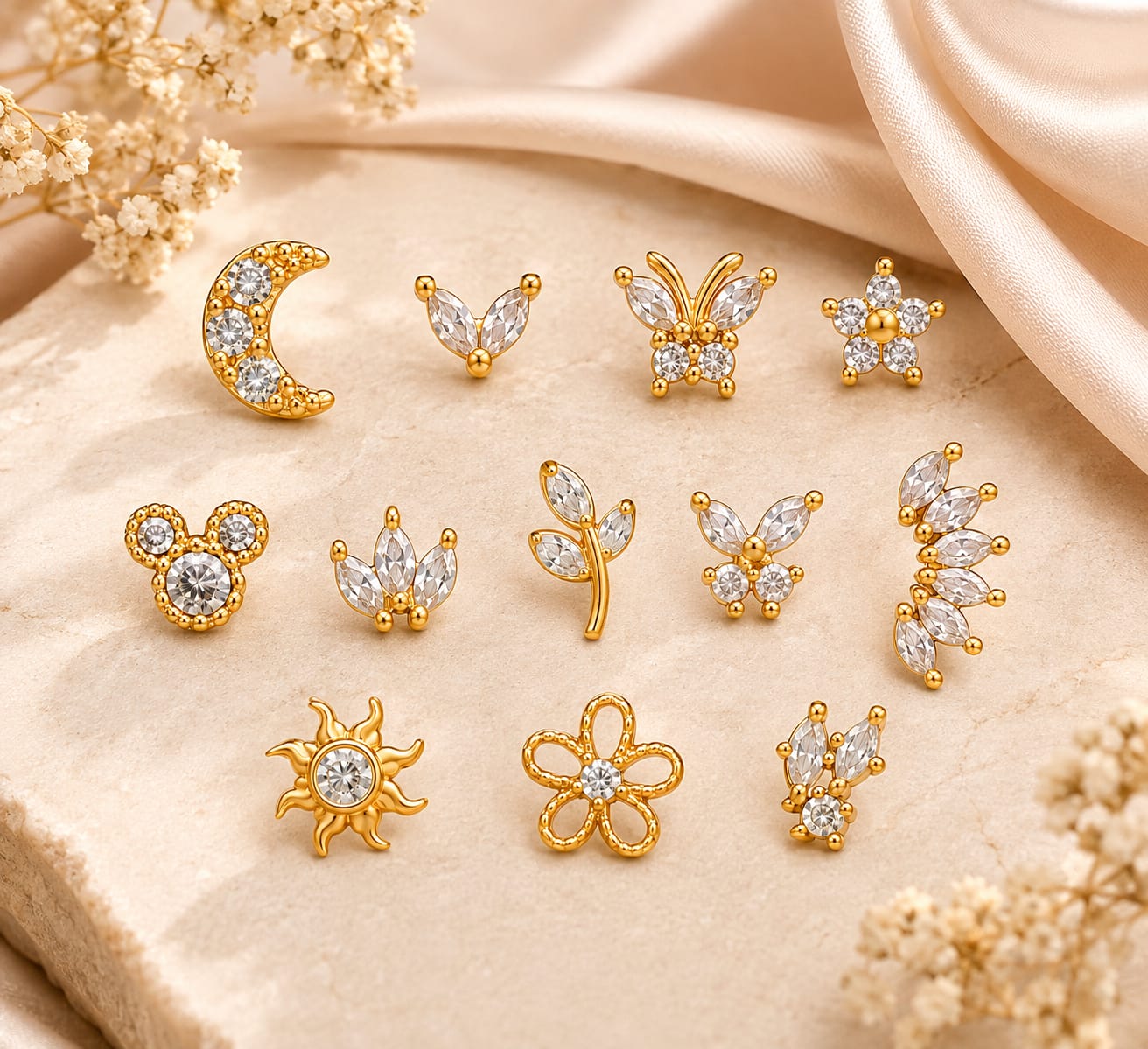 Anti Tarnish Small studs